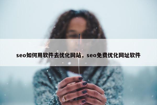seo如何用软件去优化网站，seo免费优化网址软件