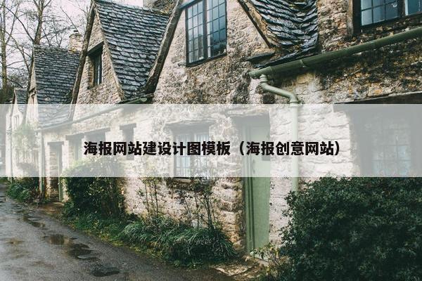 海报网站建设计图模板（海报创意网站）