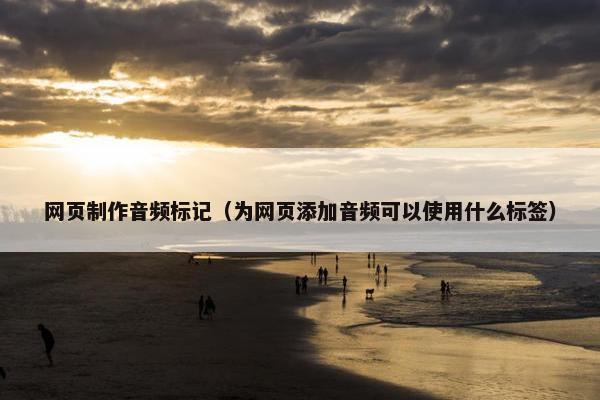 网页制作音频标记（为网页添加音频可以使用什么标签）