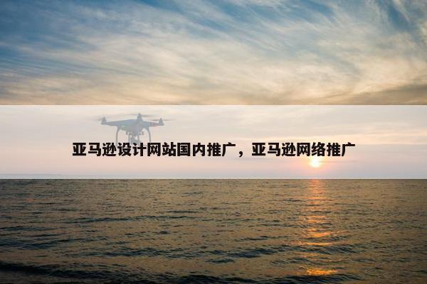亚马逊设计网站国内推广，亚马逊网络推广