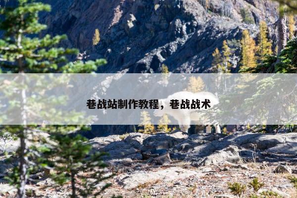 巷战站制作教程，巷战战术