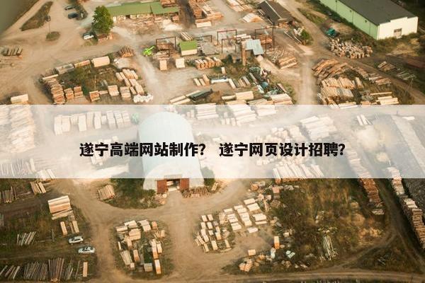 遂宁高端网站制作？ 遂宁网页设计招聘？