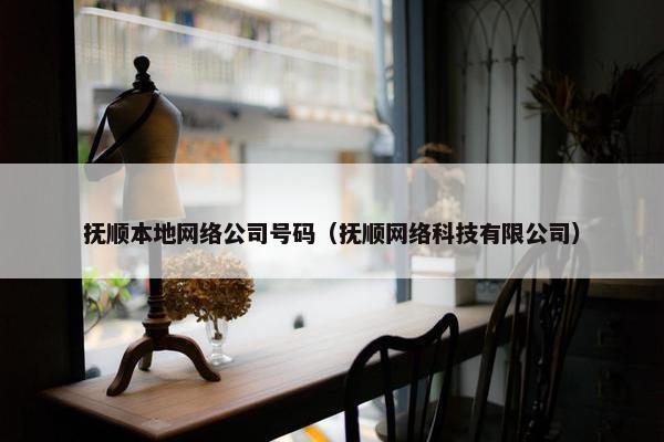 抚顺本地网络公司号码（抚顺网络科技有限公司）
