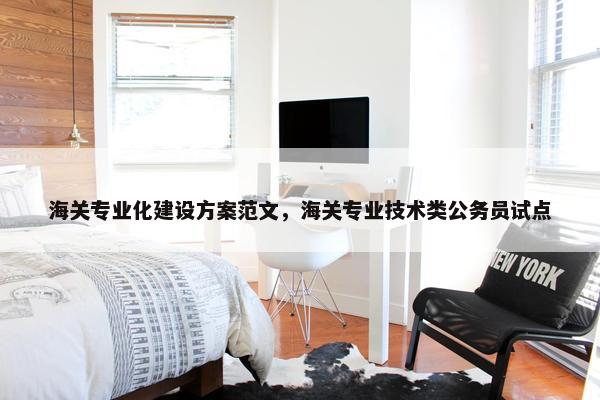 海关专业化建设方案范文，海关专业技术类公务员试点