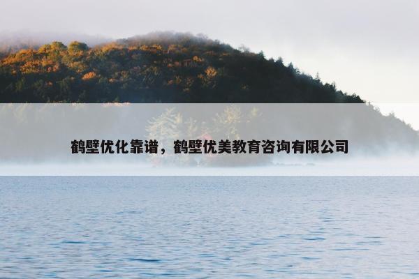 鹤壁优化靠谱，鹤壁优美教育咨询有限公司