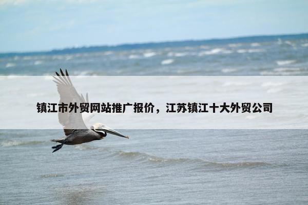 镇江市外贸网站推广报价，江苏镇江十大外贸公司