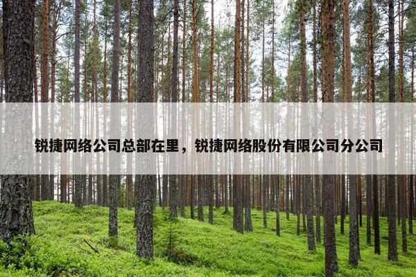 锐捷网络公司总部在里，锐捷网络股份有限公司分公司