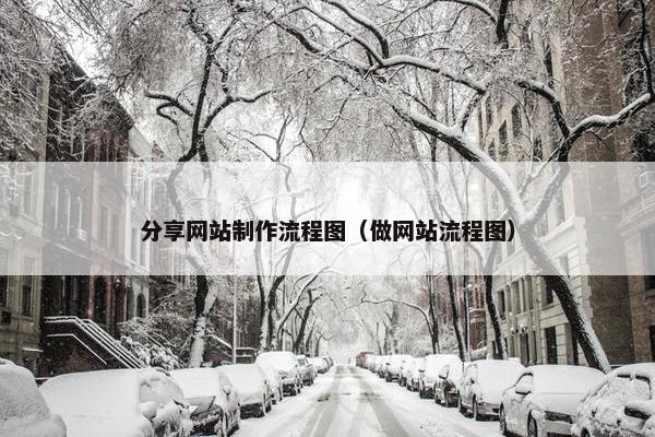 分享网站制作流程图（做网站流程图）