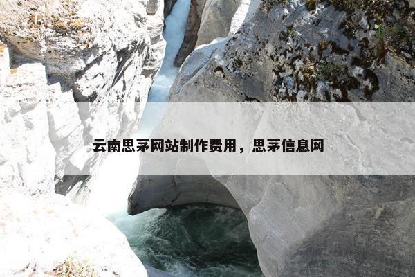 云南思茅网站制作费用，思茅信息网