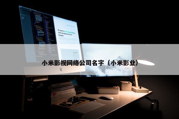 小米影视网络公司名字（小米影业）
