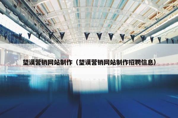 望谟营销网站制作（望谟营销网站制作招聘信息）