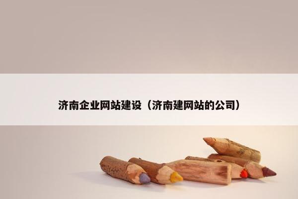 济南企业网站建设（济南建网站的公司）