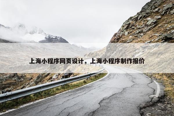 上海小程序网页设计，上海小程序制作报价