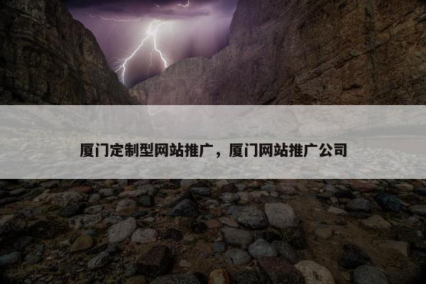 厦门定制型网站推广，厦门网站推广公司
