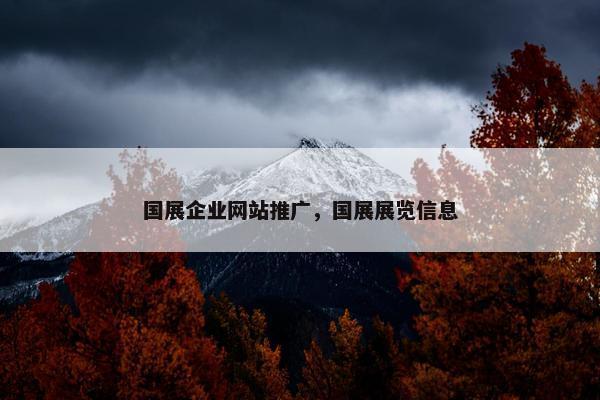 国展企业网站推广，国展展览信息