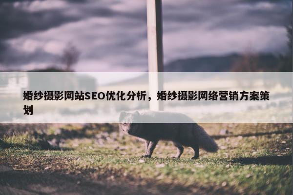 婚纱摄影网站SEO优化分析，婚纱摄影网络营销方案策划
