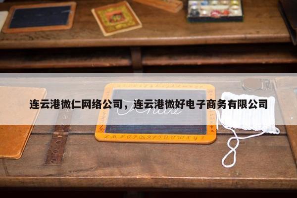 连云港微仁网络公司，连云港微好电子商务有限公司