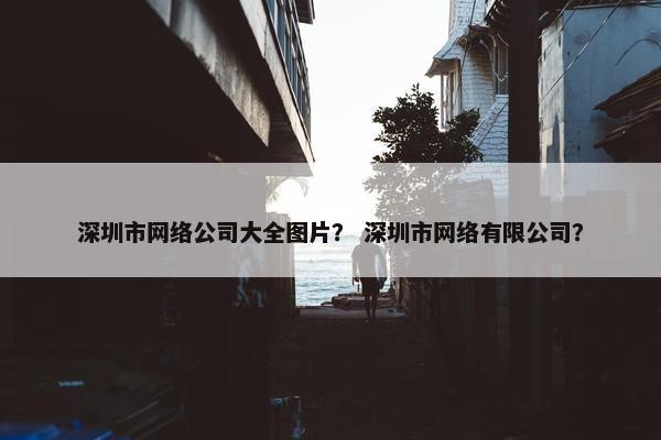 深圳市网络公司大全图片？ 深圳市网络有限公司？