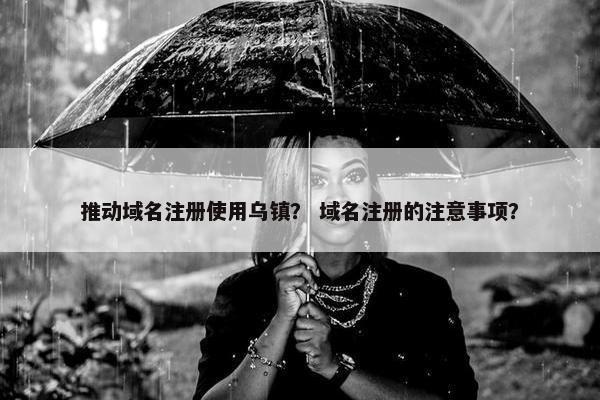 推动域名注册使用乌镇？ 域名注册的注意事项？