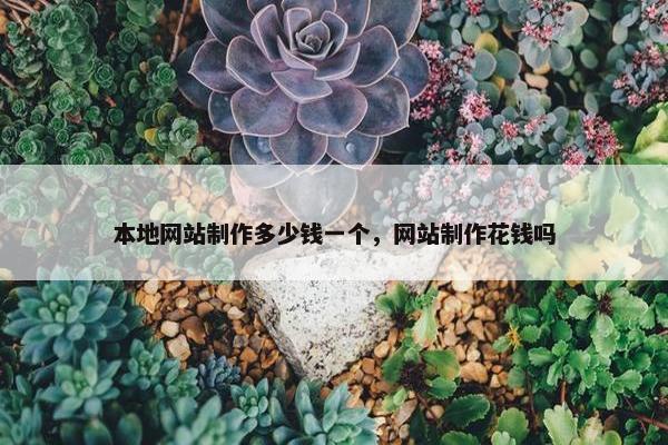 本地网站制作多少钱一个，网站制作花钱吗