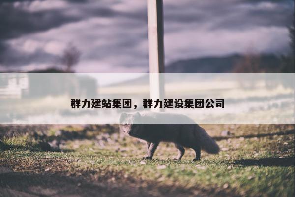 群力建站集团，群力建设集团公司