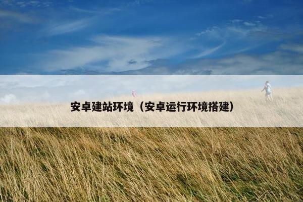 安卓建站环境（安卓运行环境搭建）