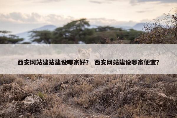 西安网站建站建设哪家好？ 西安网站建设哪家便宜？