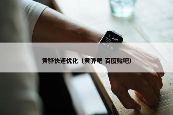 黄骅快速优化（黄骅吧 百度贴吧）