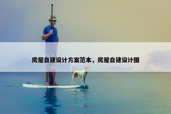房屋自建设计方案范本，房屋自建设计图