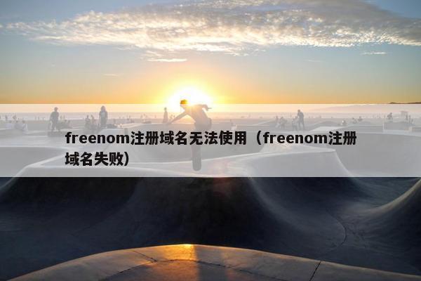 freenom注册域名无法使用（freenom注册域名失败）