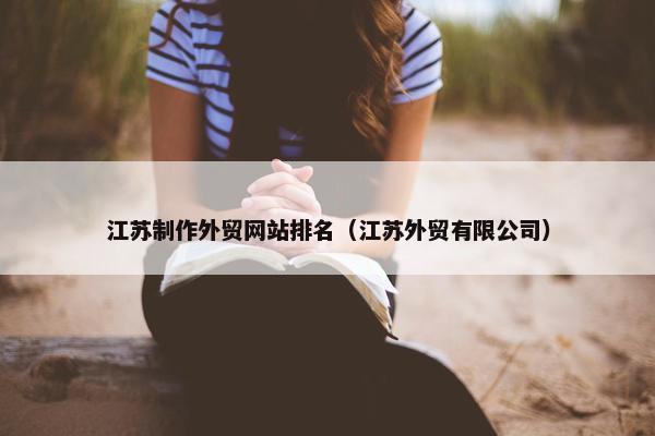 江苏制作外贸网站排名（江苏外贸有限公司）