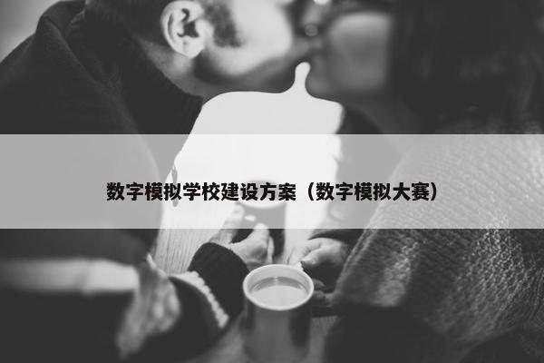 数字模拟学校建设方案（数字模拟大赛）