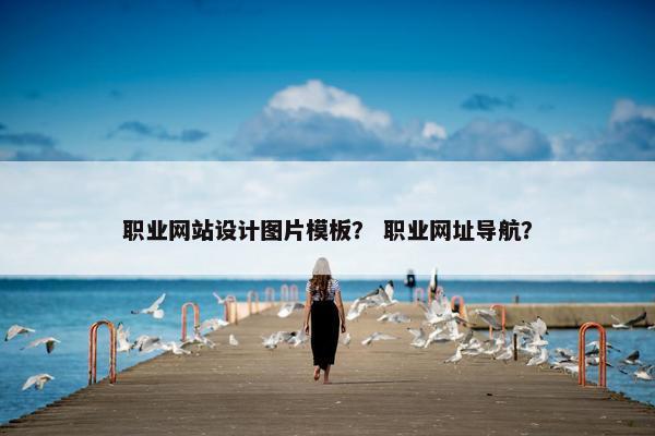 职业网站设计图片模板？ 职业网址导航？