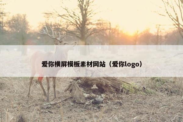 爱你横屏模板素材网站（爱你logo）