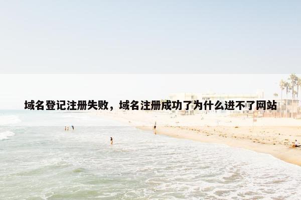 域名登记注册失败，域名注册成功了为什么进不了网站