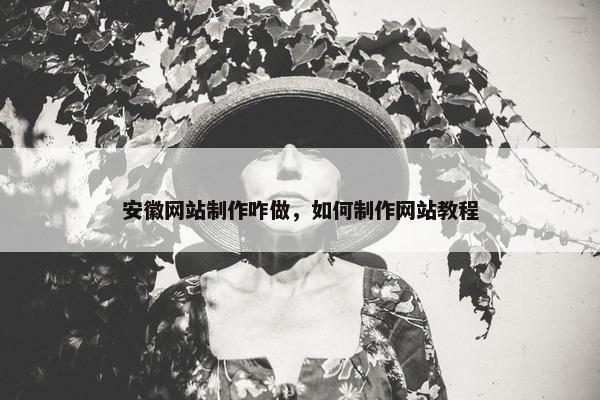 安徽网站制作咋做，如何制作网站教程