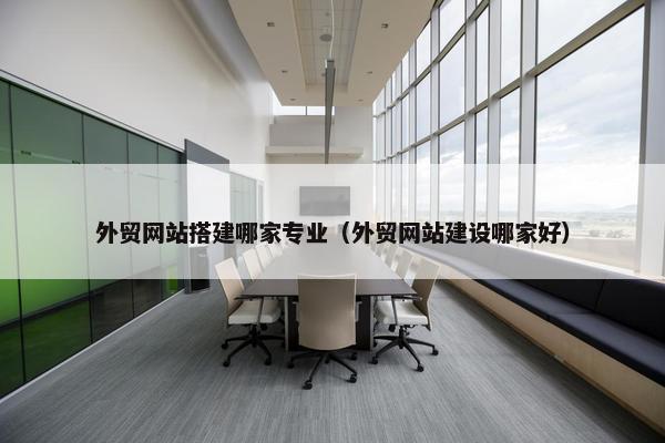 外贸网站搭建哪家专业（外贸网站建设哪家好）