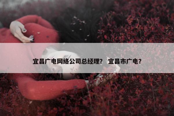 宜昌广电网络公司总经理？ 宜昌市广电？