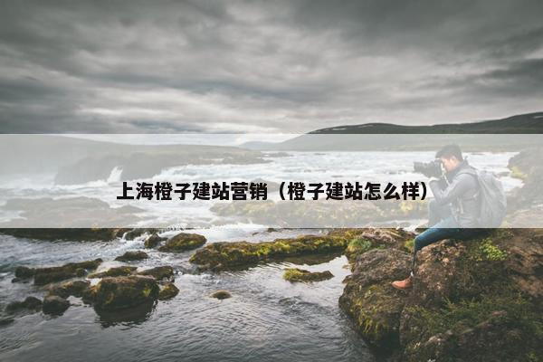 上海橙子建站营销（橙子建站怎么样）