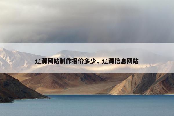 辽源网站制作报价多少，辽源信息网站