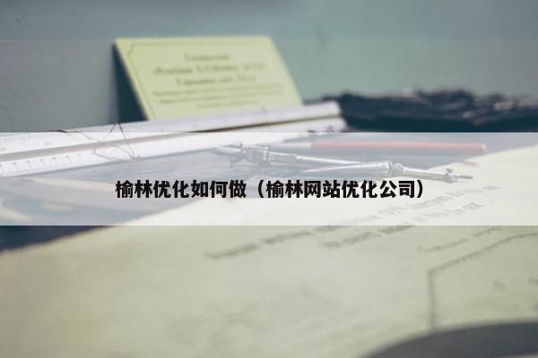 榆林优化如何做（榆林网站优化公司）