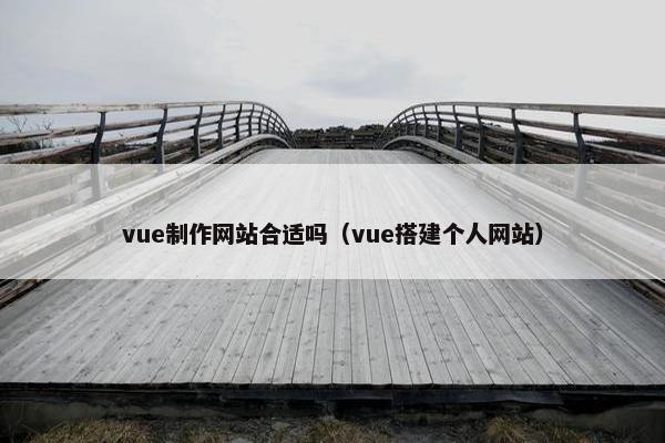 vue制作网站合适吗（vue搭建个人网站）