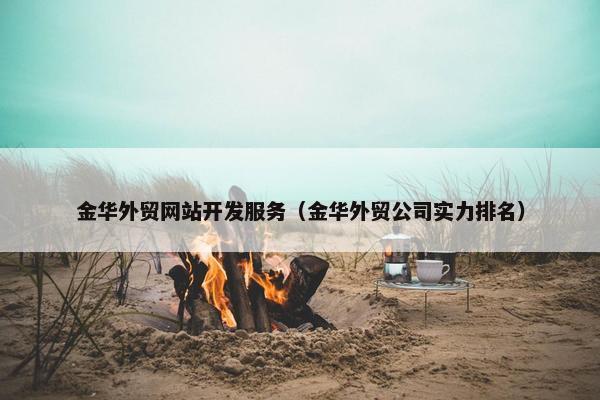 金华外贸网站开发服务（金华外贸公司实力排名）