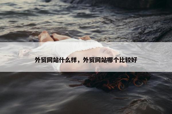 外贸网站什么样，外贸网站哪个比较好