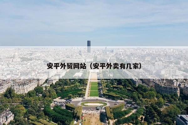 安平外贸网站（安平外卖有几家）