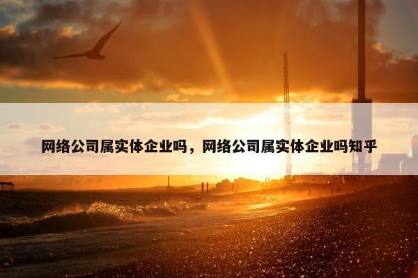 网络公司属实体企业吗，网络公司属实体企业吗知乎