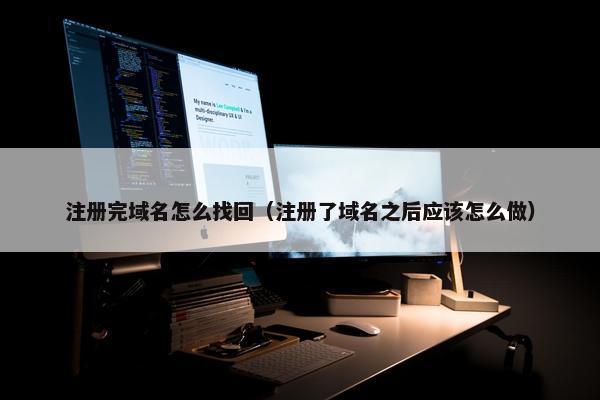 注册完域名怎么找回（注册了域名之后应该怎么做）