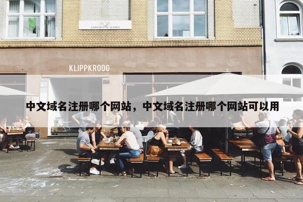 中文域名注册哪个网站，中文域名注册哪个网站可以用