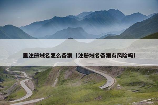 里注册域名怎么备案（注册域名备案有风险吗）