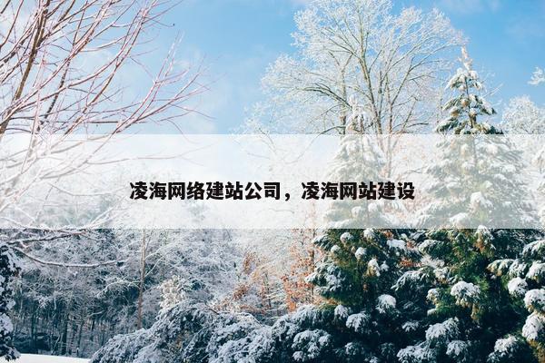 凌海网络建站公司，凌海网站建设
